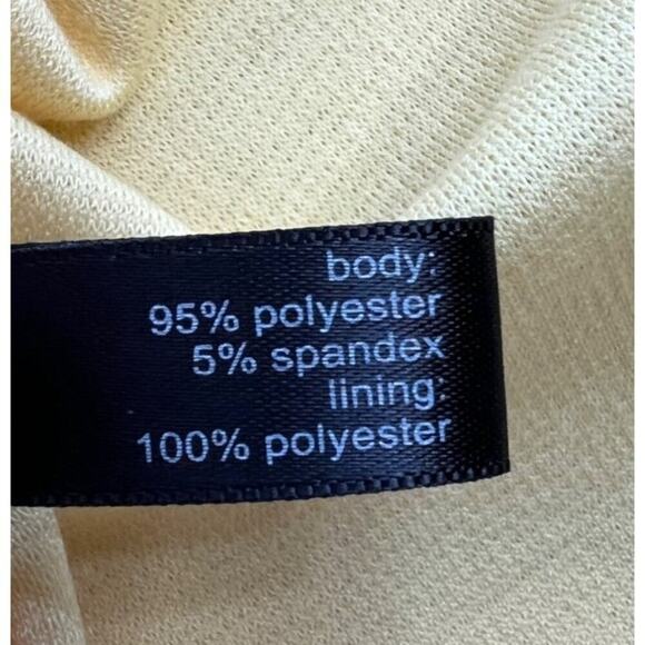 The Limited Yellow Peplum Top Size Small - Picture 7 of 7